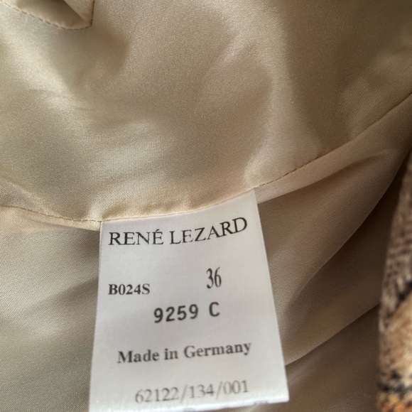 Well tailored Rene Lézard plaid blazer EUC - Picture 5 of 15